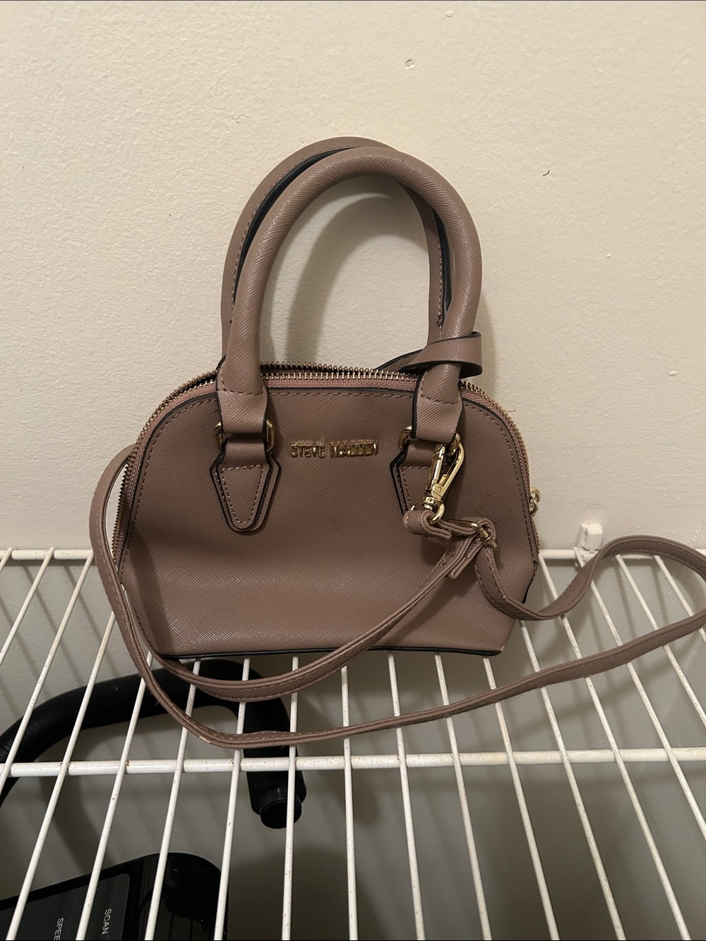Steve Madden Mauve Mini Dome Satchel